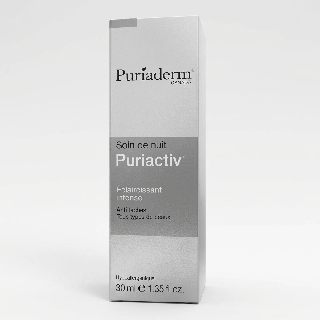 PURIADERM – Puriactiv Soin De Nuit Éclaircissant Intense – 30ml