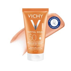VICHY – Capital Soleil Émulsion Protectrice Toucher Sec Teintée SPF50 – 50ml