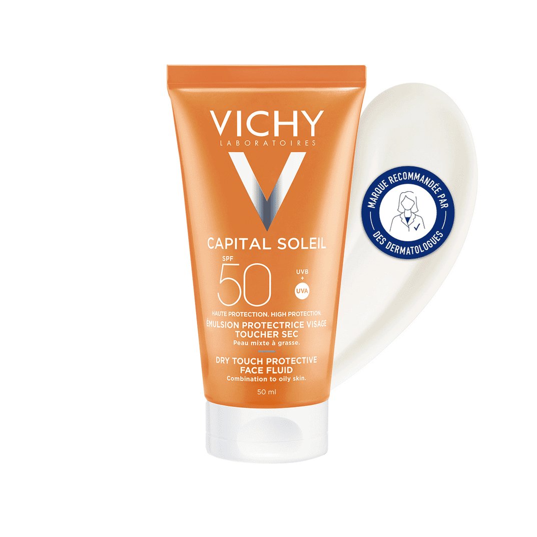 VICHY – Capital Soleil Émulsion Toucher Sec SPF50 – 50ml