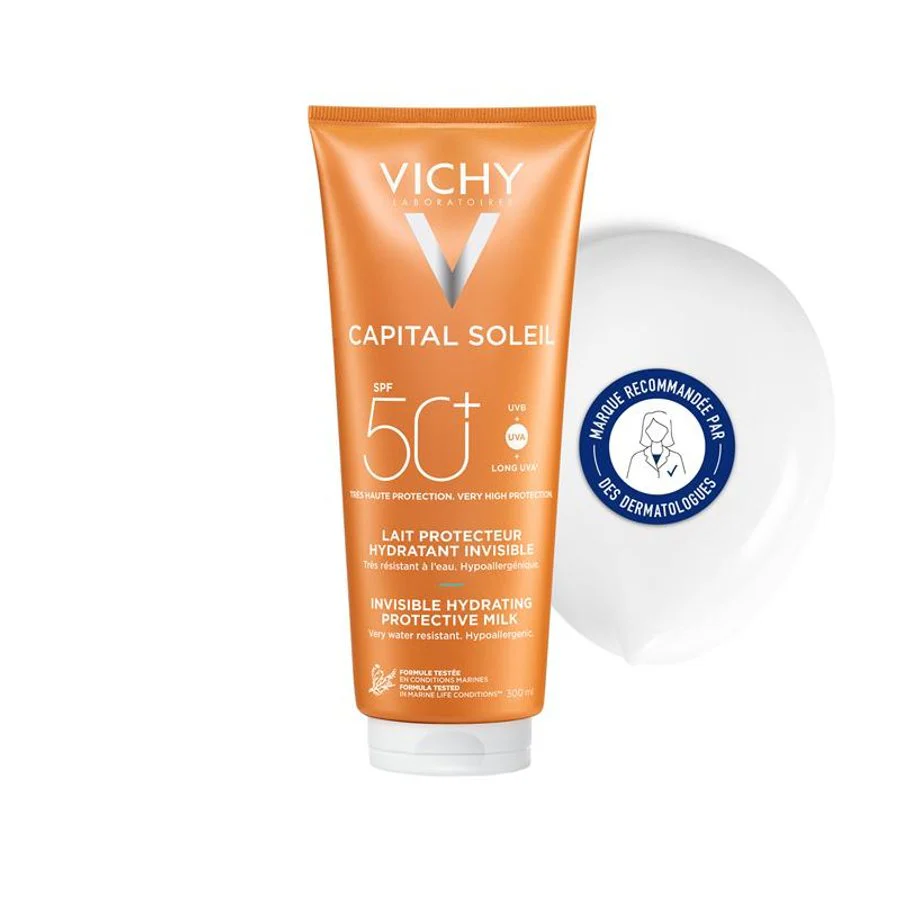 VICHY – Capital Soleil Lait Protecteur Hydratant Invisible SPF50+ – 300ml