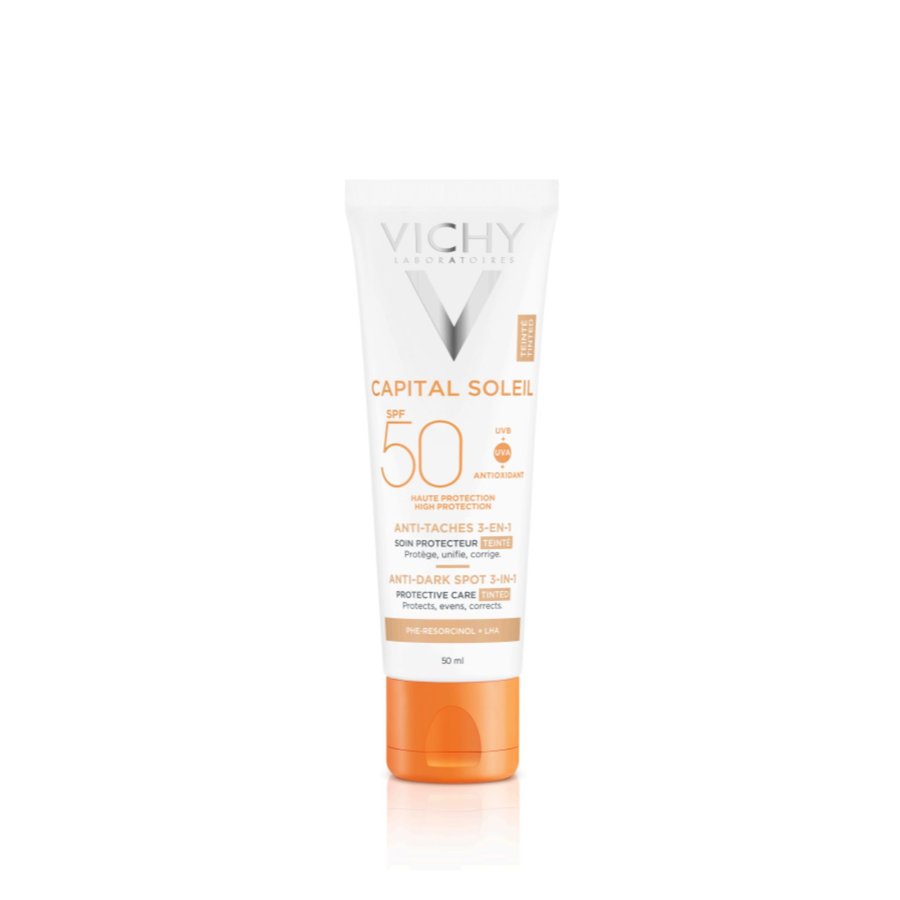 VICHY – Capital Soleil Soin Anti-Taches Teinté 3en1 SPF50 – 50ml