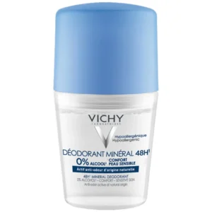 VICHY – Déodorant Roll-On Minéral Confort Peau Sensible 48h – 50ml