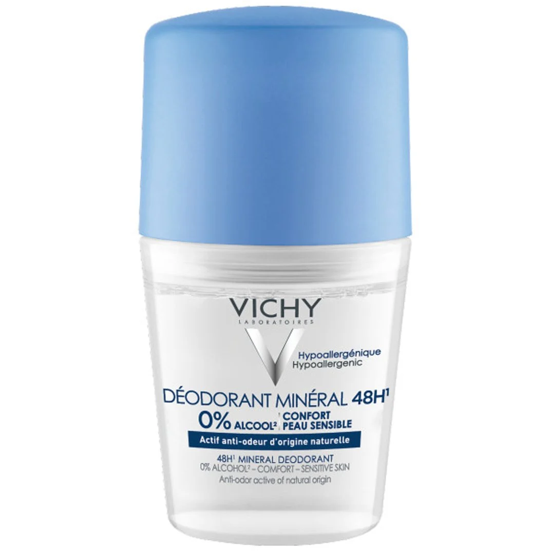 VICHY – Déodorant Roll-On Minéral Confort Peau Sensible 48h – 50ml