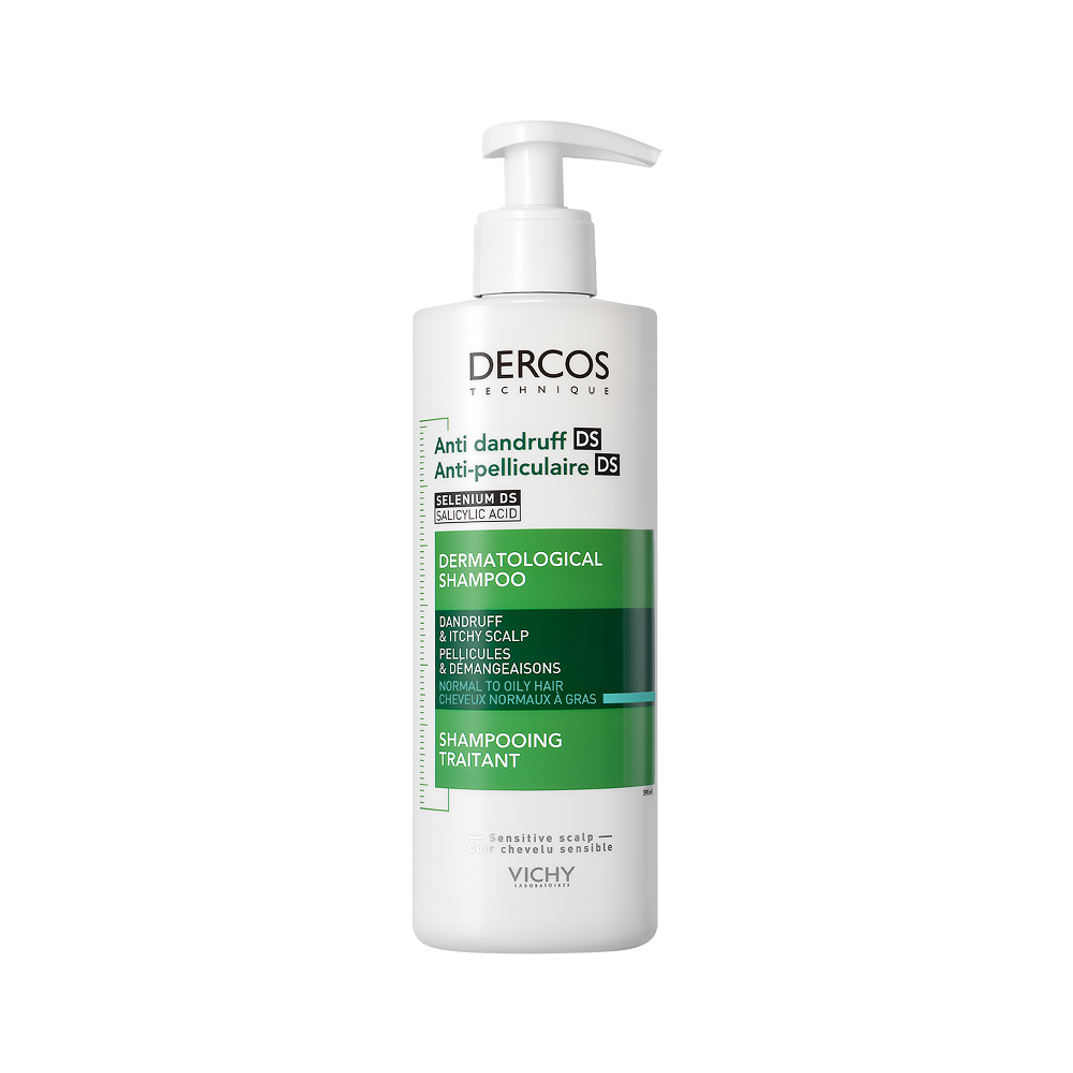 VICHY – Dercos DS Shampoing Traitant Anti-pelliculaire Cheveux Secs – 390ml