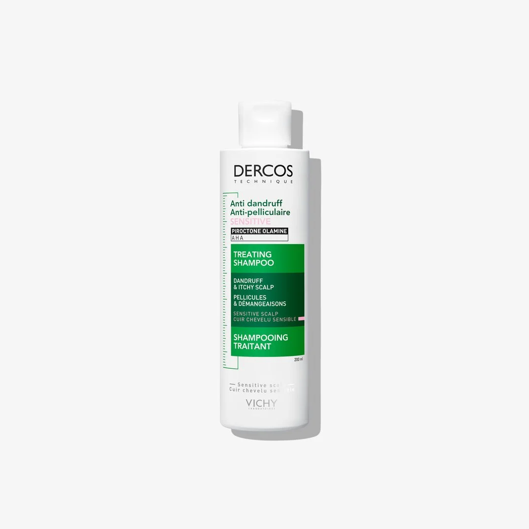 VICHY – Dercos Shampoing Traitant Anti-Pelliculaire Cuir Chevelu Sensible – 200ml