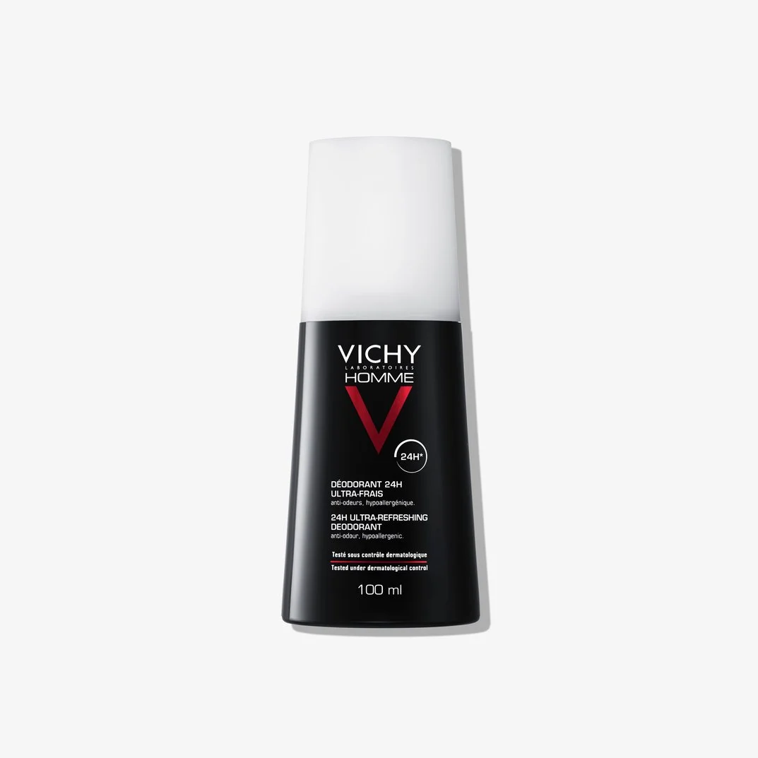VICHY – Homme Déodorant Aérosol Ultra-Frais 24h – 100ml