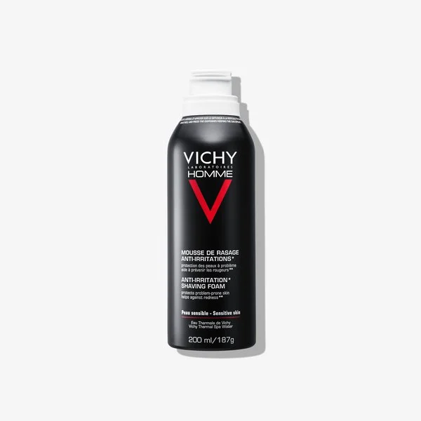 VICHY – Homme Sensi Shave Mousse de Rasage Anti-Irritations – 200ml