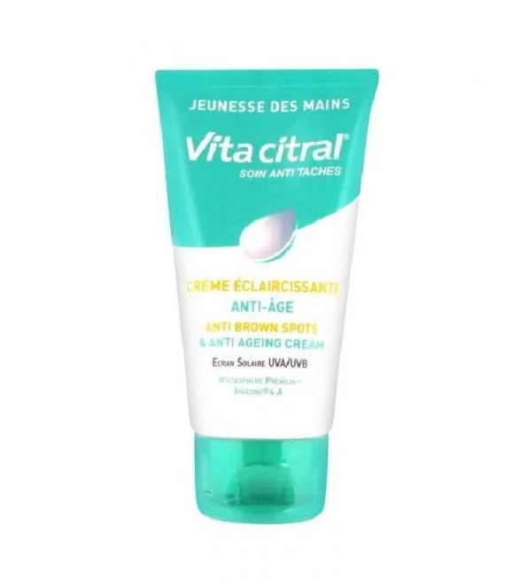 VITA CITRAL – Soin Anti-Taches Crème Éclaircissante Anti-Âge Mains – 75ml