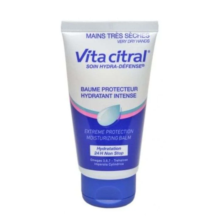 VITA CITRAL – Soin Hydra-Defense Baume Protecteur Hydratant Intense Mains Très Sèches – 75ml