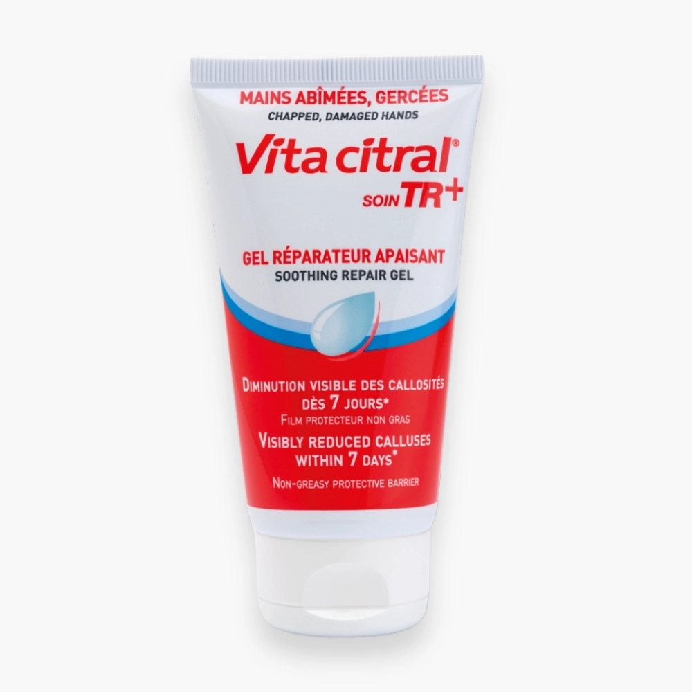 VITA CITRAL – Soin TR Gel Réparateur Apaisant Mains Abîmées Gercées – 75ml