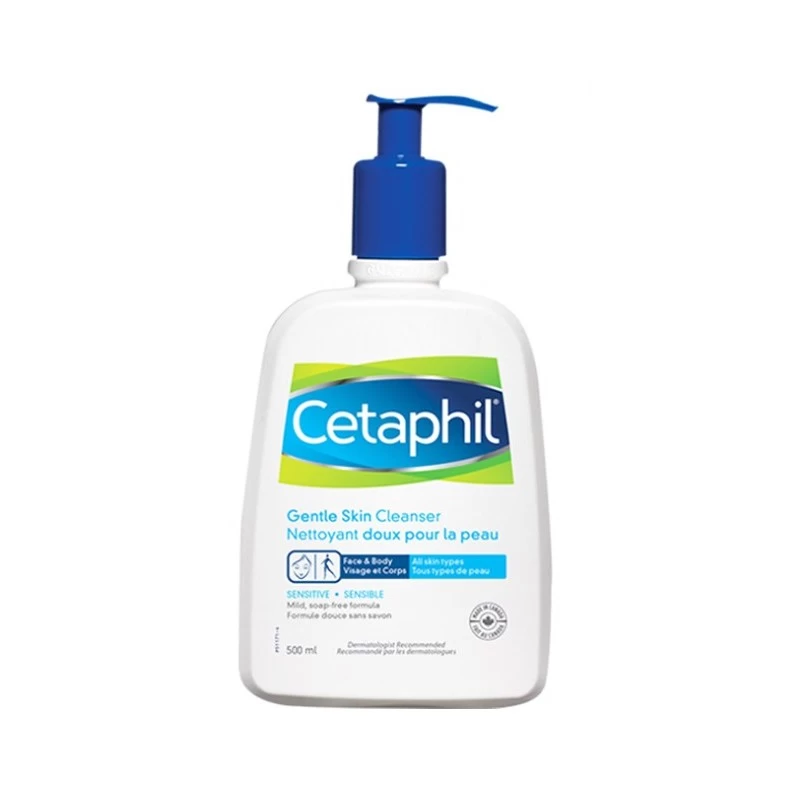 CETAPHIL Lotion Nettoyant 473ml Nettoyant Doux Visage Corps Peaux Sensibles Sans Savon Sans Parfum Toute Famille