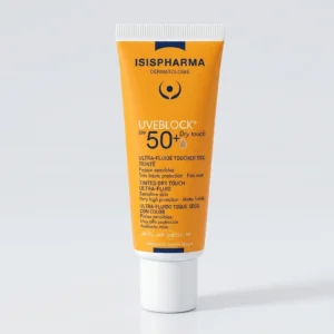 ISISPHARMA – Uveblock Ultra-fluide Toucher Sec SPF50+ Teinte Medium – 40ml