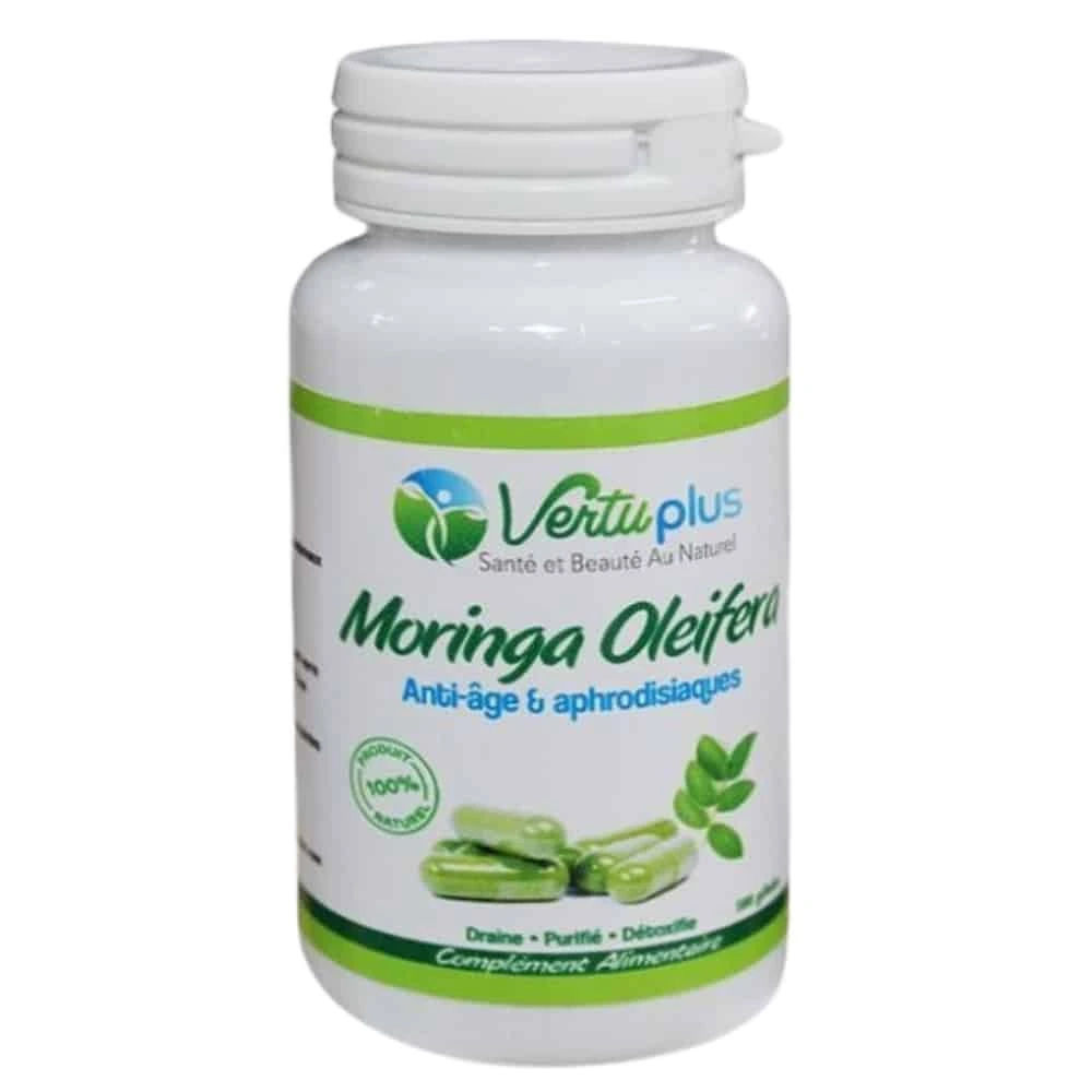 VERTUPLUS – Moringa Oleifera Anti-âge Et Aphrodisiaque – 90 Gélules