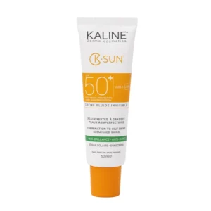 KALINE – K-SUN Peaux mixtes à grasses - peaux à imperfections SPF 50+ invisible 50mL