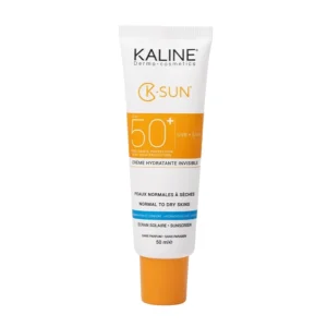 KALINE – K-SUN Peaux normales à sèches - Teinte Crème hydratante invisible SPF 50+ 50mL