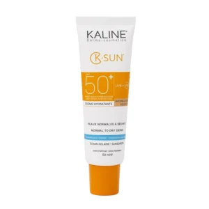 KALINE – K-SUN Peaux normales à sèches - Teinte Naturelle doré SPF 50+ 50mL
