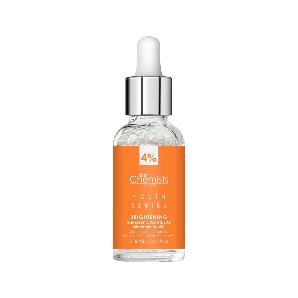 SKINCHEMISTS – Sérum Éclaicissant Acide Tranexamique 2,5% Et Niacinamide 4% – 30ml