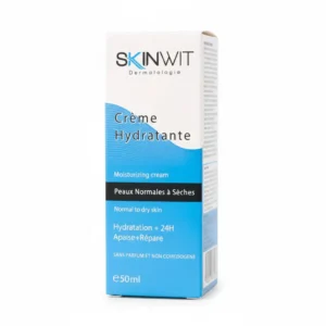 SKINWIT – Crème Hydratante 24h Peau Normale À Sèche – 50ml