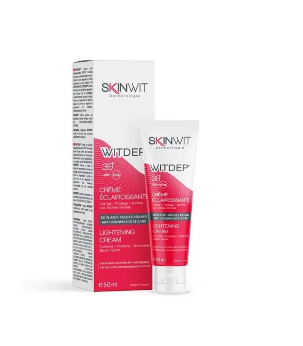 SKINWIT – Witdep Crème Éclaircissante SPF30+ – 50ml