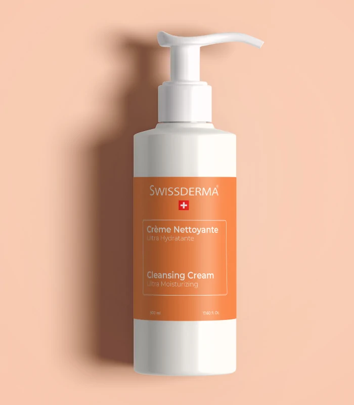 SWISSDERMA – Crème Nettoyante Ultra Hydratante – 500ml