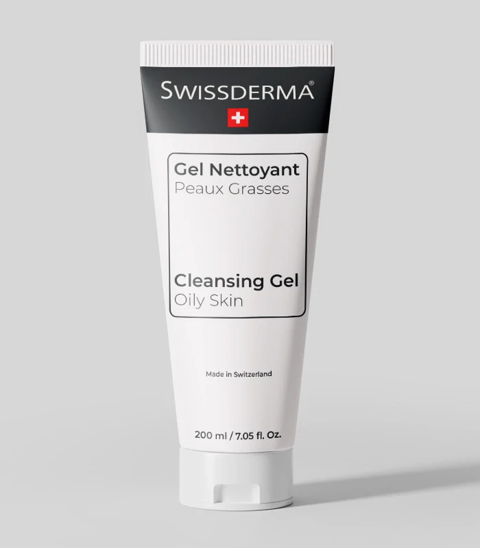 SWISSDERMA – Gel Nettoyant Peau Grasse – 200ml