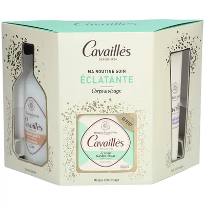 CAVAILLÈS – Coffret Eclatante Creme Miraculeuse+Creme Douche Nourissante+Savon