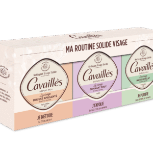 CAVAILLÈS – Coffret Ma Routine Solide Visage 3*210gr