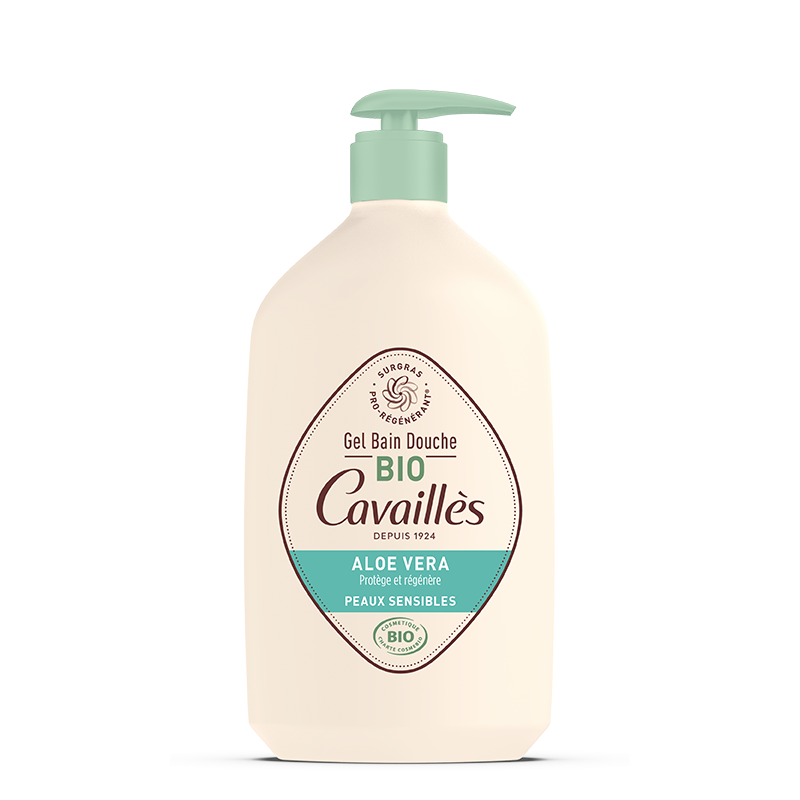 CAVAILLÈS – Gel Bain Douche Bio Aloe Vera – 1l
