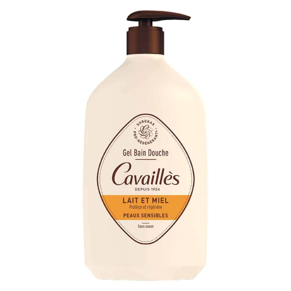 CAVAILLÈS – Gel Bain Douche Lait Et Miel sans Savon – 400ml