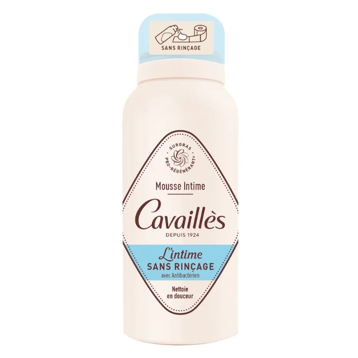 CAVAILLÈS – L’intime Mousse Intime Antibactérien Sans Rinçage – 100ml