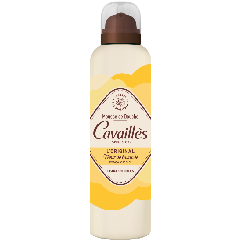 CAVAILLÈS – L’original Mousse De Douche Fleur De Lavande Protège Et Adoucit – 200ml