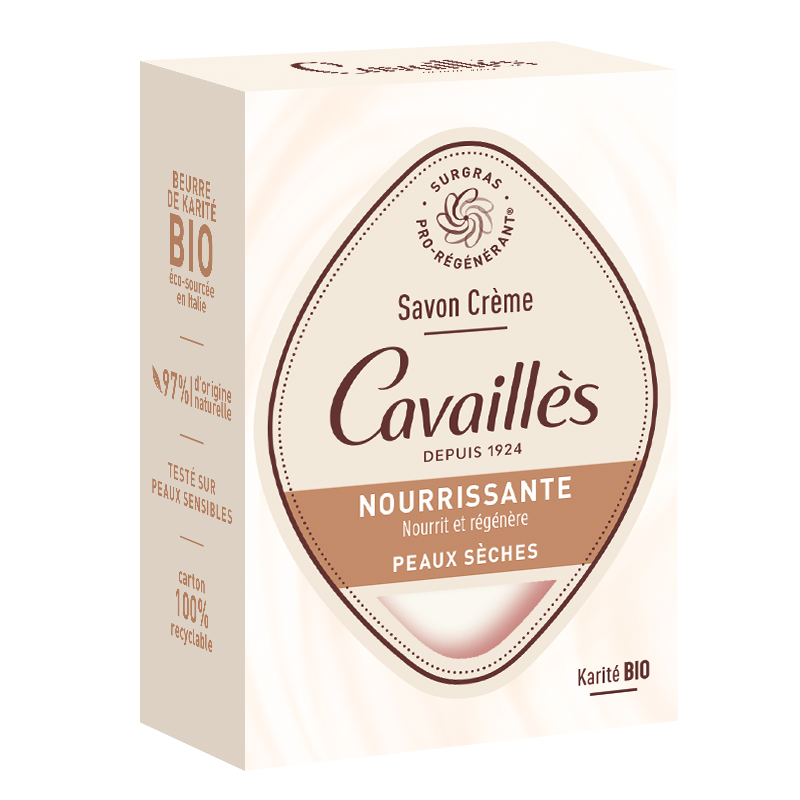 CAVAILLÈS – Savon Crème Nourrissante – 100g