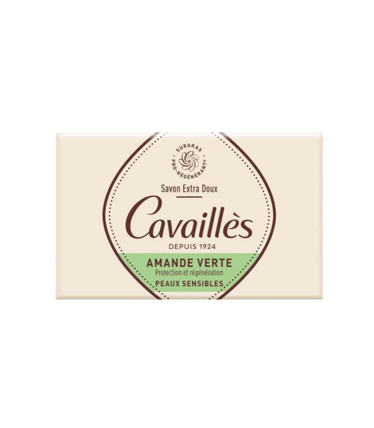 CAVAILLÈS – Savon Extra Doux Amande Verte – 250g