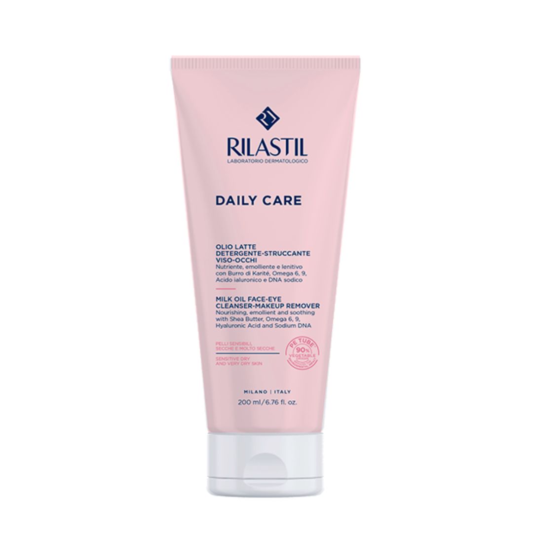 RILASTIL – Daily Care Lait-huile Nettoyant Démaquillant – 200ml