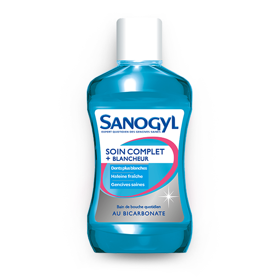 SANOGYL – Bain De Bouche Soin Complet +blancheur Au Bicarbonate – 500ml