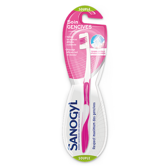 SANOGYL – Brosse À Dents Soin Gencives Souple – 1u