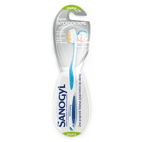 SANOGYL – Brosse À Dents Soin Interdentaire Souple – 1u