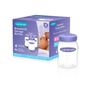LANSINOH – Bouteilles De Conservation Du Lait Maternel – 4x – 160ml