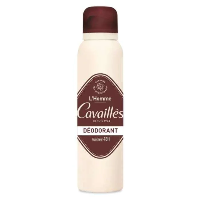 CAVAILLÈS – Déodorant Homme Fraîcheur 48h Spray – 150ml