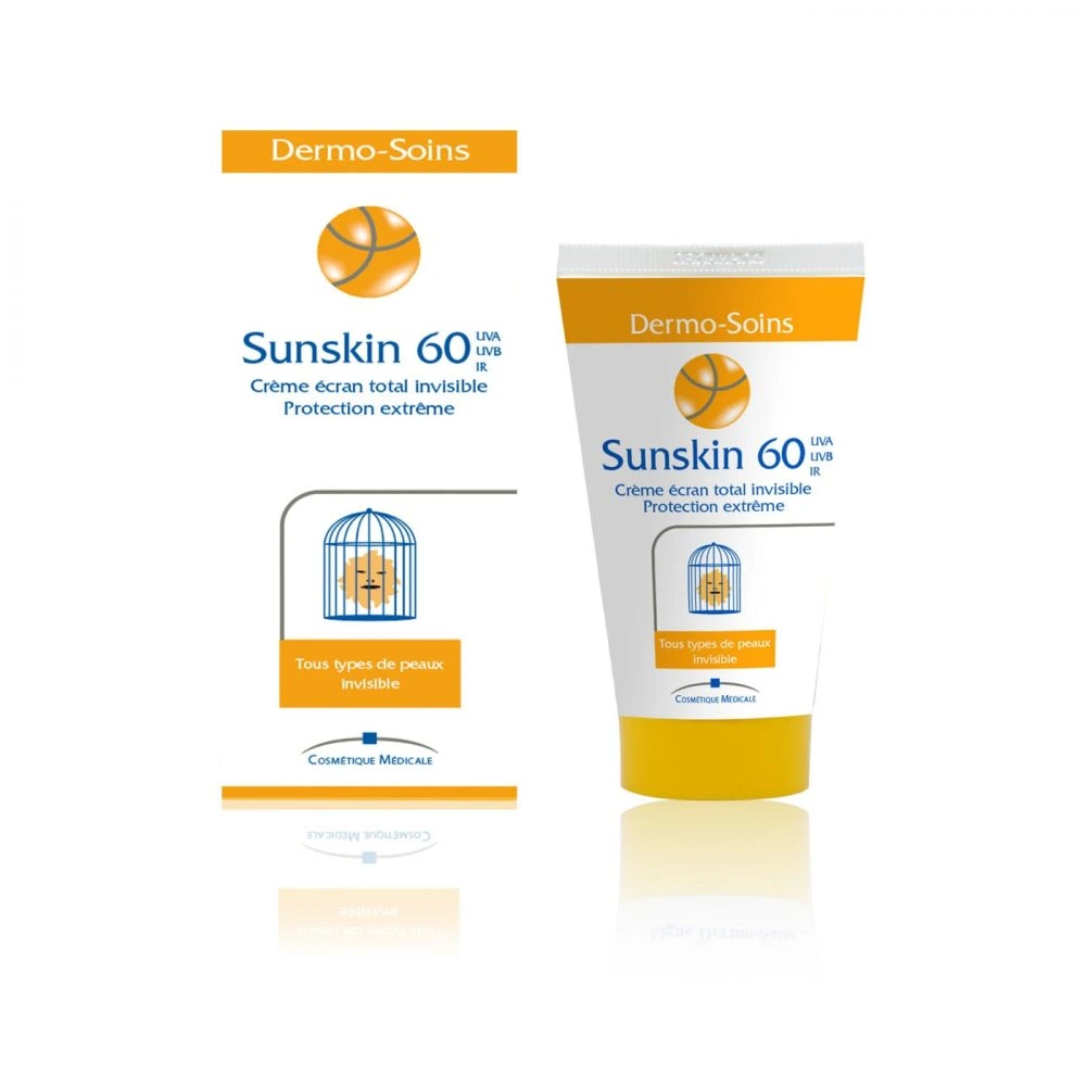 DERMO-SOINS – Sunskin 60 Creme Ecran Total – 50ml