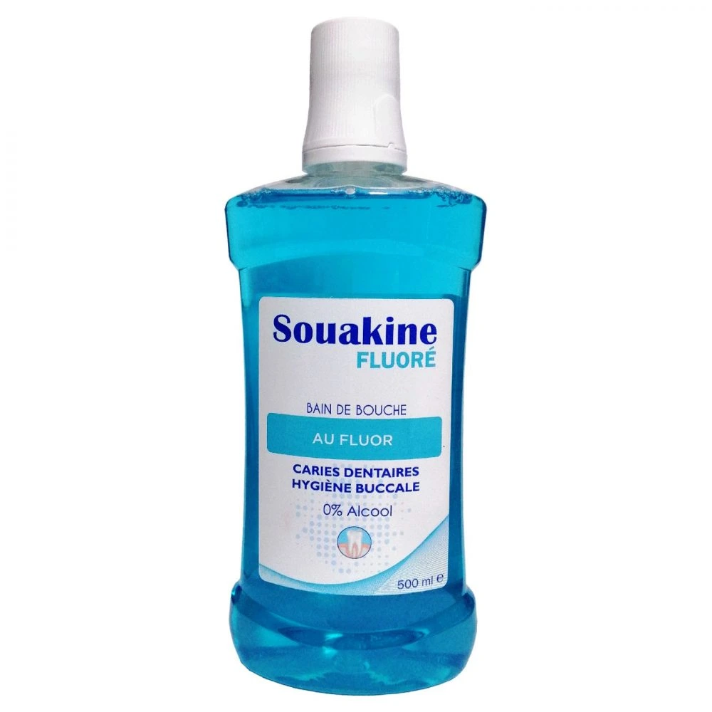 DERMO-SOINS – Souakine Bain de Bouche Fluore – 500ml