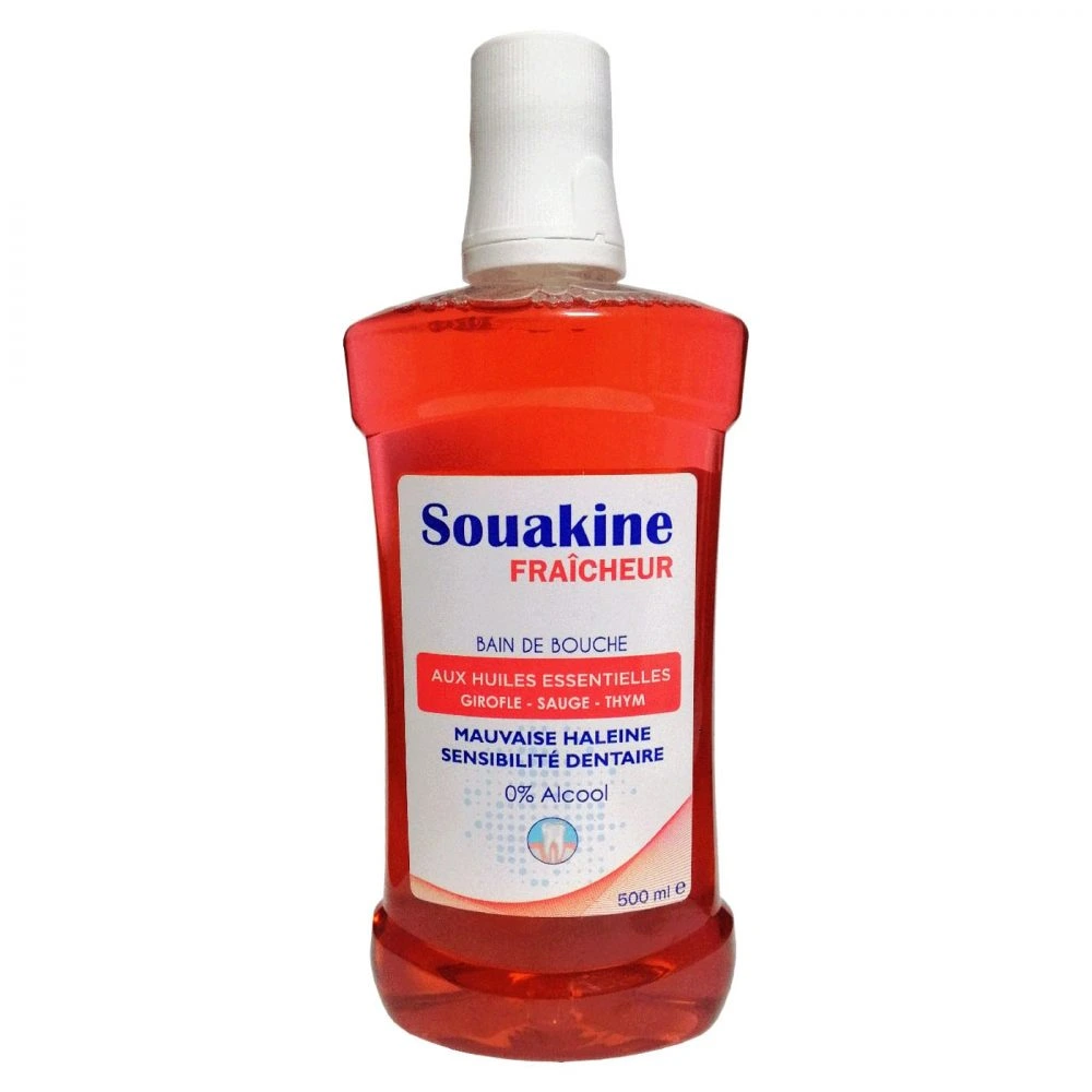 DERMO-SOINS – Souakine Bain de Bouche Fraicheur – 500ml