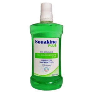 DERMO-SOINS – Souakine Bain de Bouche Plus Chlorhexidine 0,12% – 500ml