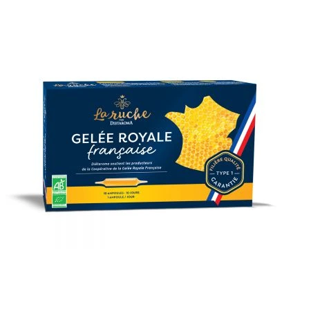 DIETAROMA – La Ruche Gelee Royale 1500mg Ampoules Bio – 30x – 15ml