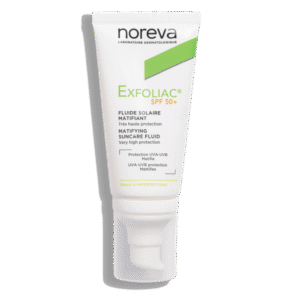 Noreva Exfoliac Fluide Solaire Matifiant SPF50+ 40ml