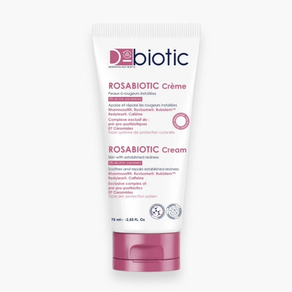 D-BIOTIC – Rosabiotic Creme Apaisante Reparatrice Anti-Rougeurs – 75ml