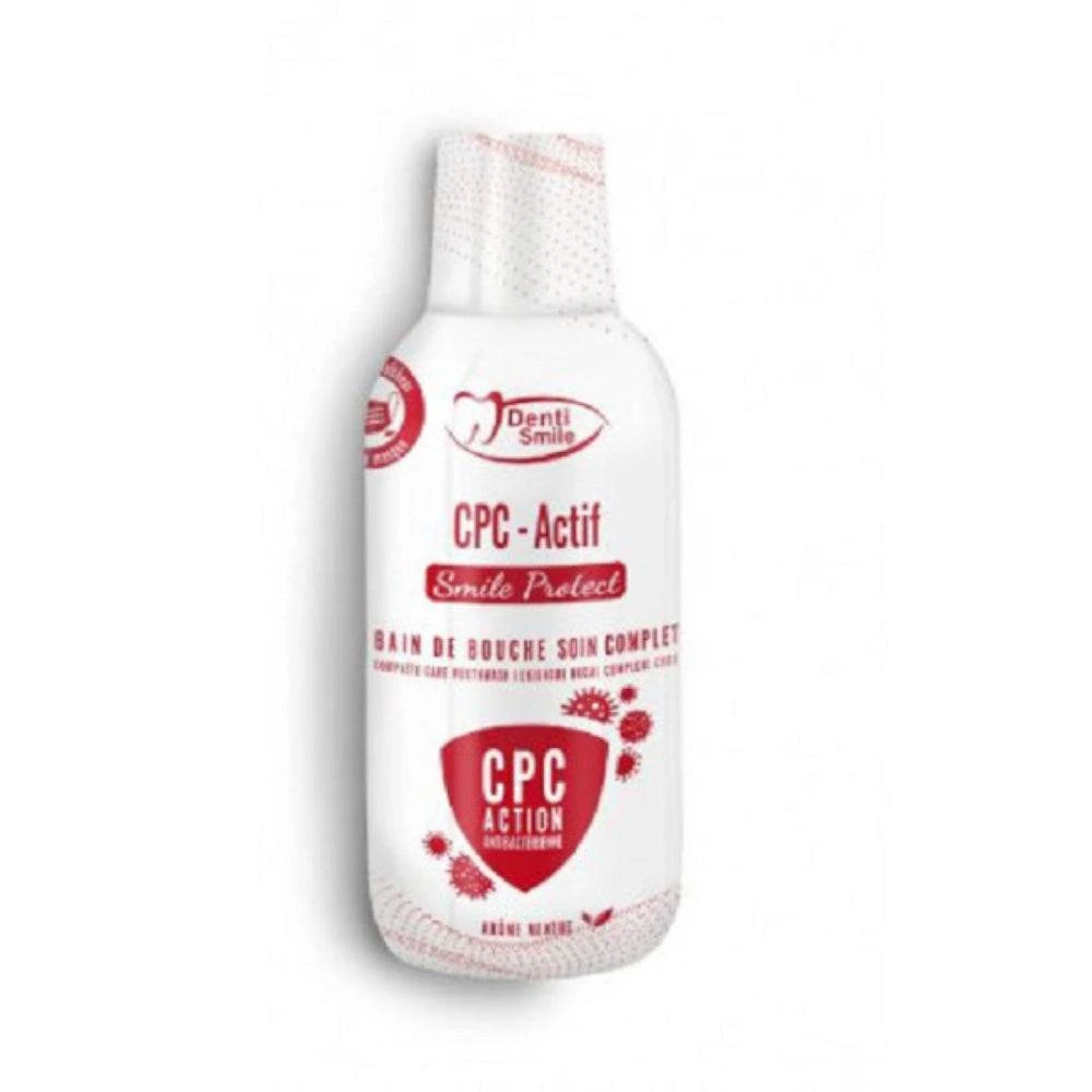 DENTI SMILE – Protect Cpc-Actif Bain de Bouche Soin Complet Gout Menthe – 300ml
