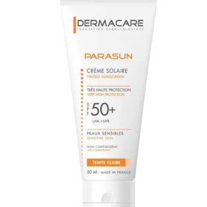 DERMACARE PARASUN CREME SOLAIRE SPF 50+ TEINTE CLAIRE 50 ML