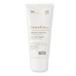 DERMEDEN – Day Protocole Creme de Jour 4en1 Action Globale Peau Seche SPF50 – 50ml