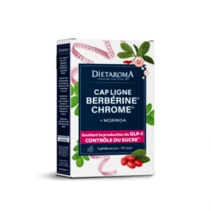 DIETAROMA – Cap Ligne Berberine Chrome – 40 Gelules